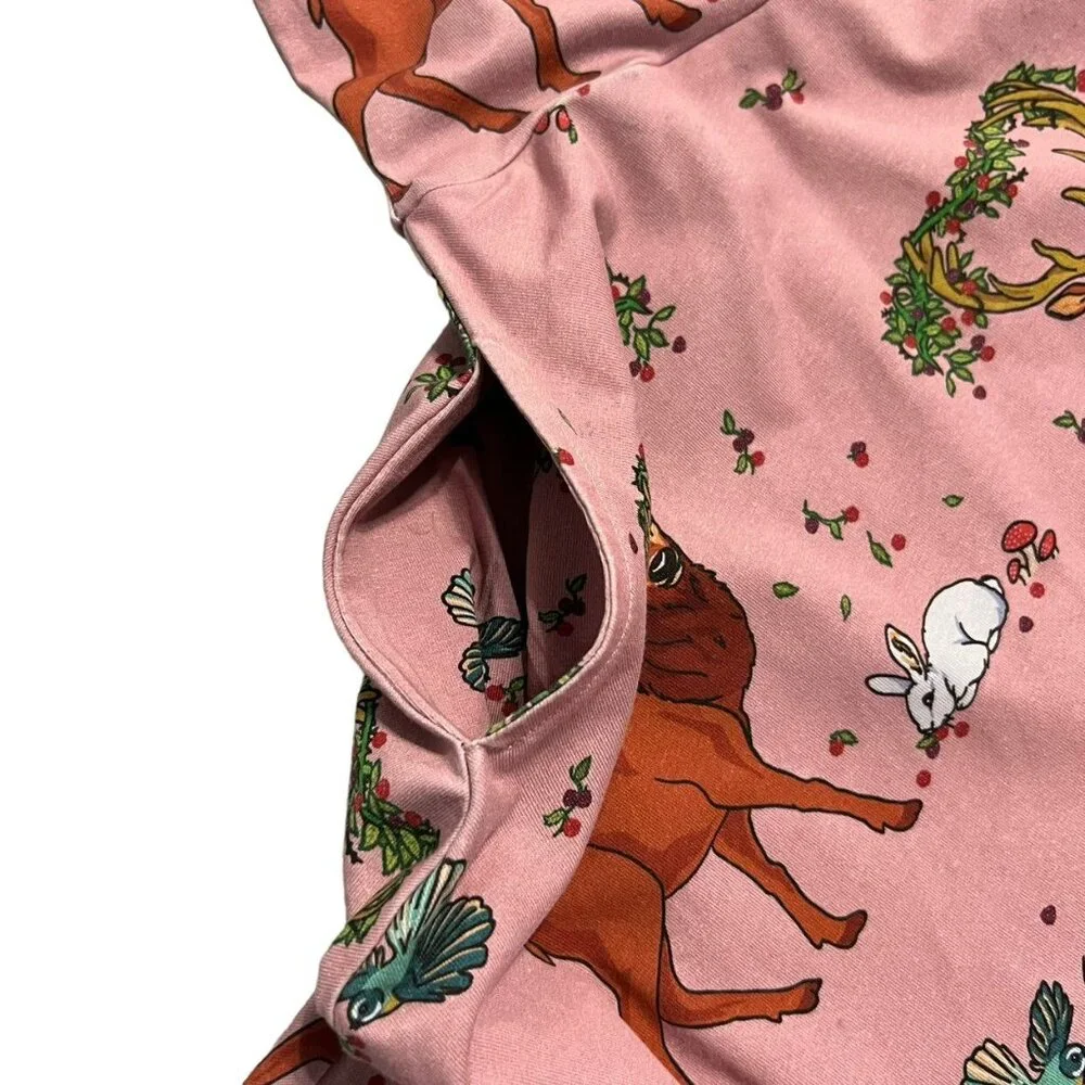 Coddi & Womple 6Y Organic Cedar In The Berry Bush Twirl Dress